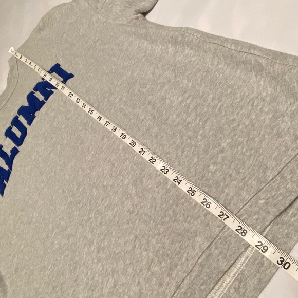 Aero Alumni Gray Crewneck Sweatshirt Oversized Size Medium Athleisure - Picture 12 of 13